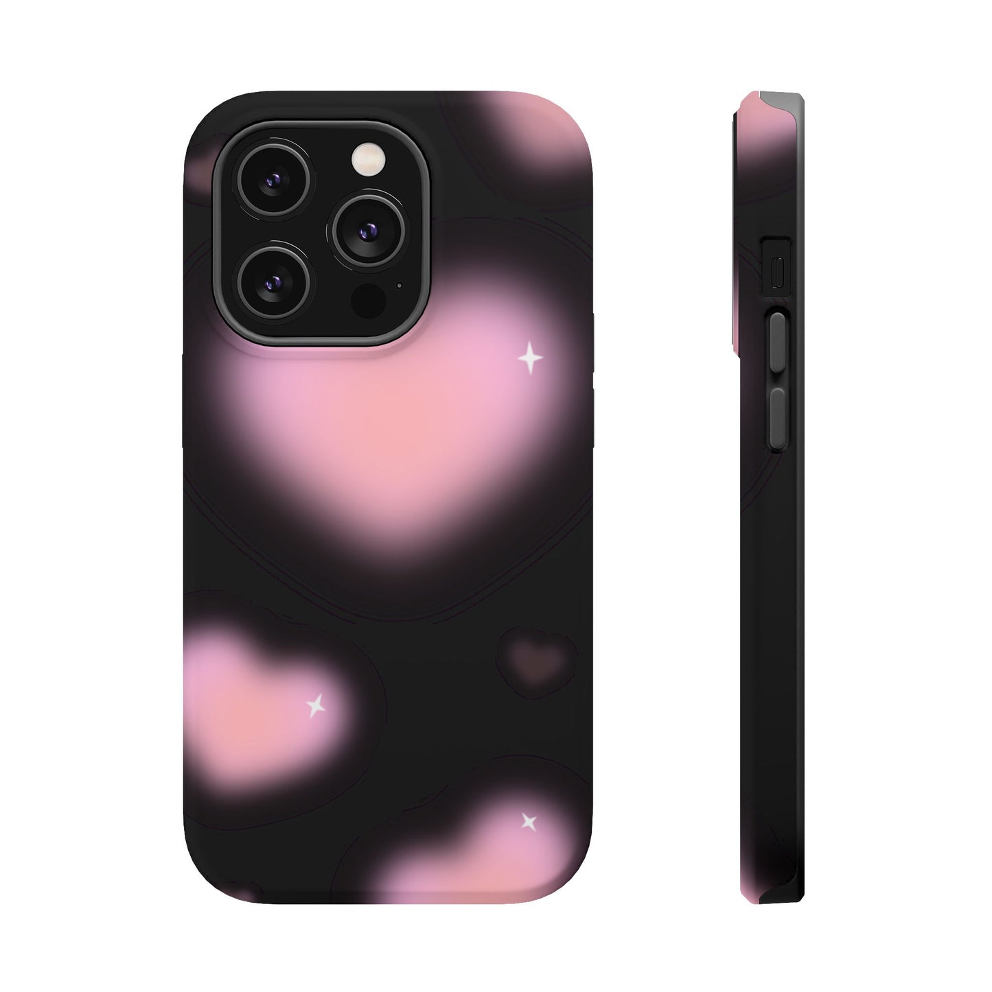 Romantic Pink Heart Pattern MAGNETIC Phone Case