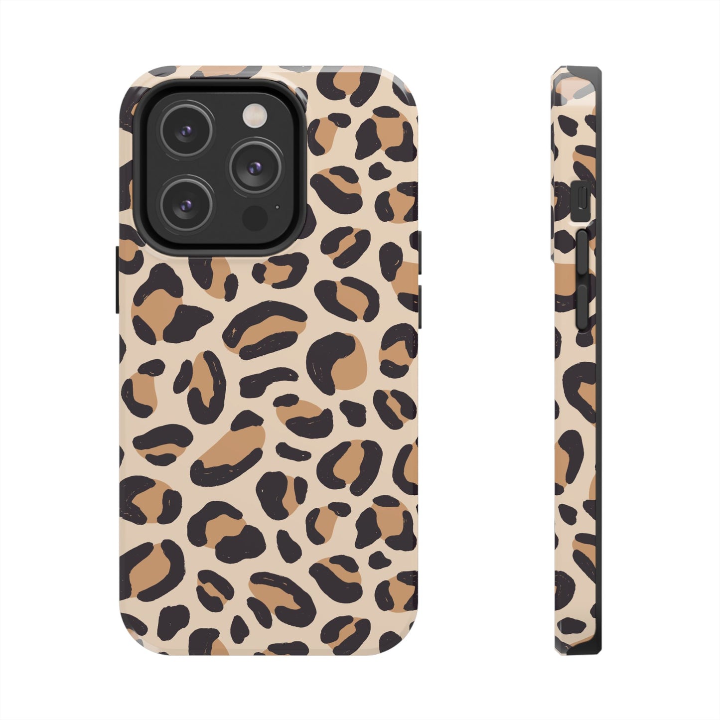 Stylish Leopard Print Tough Phone Cases