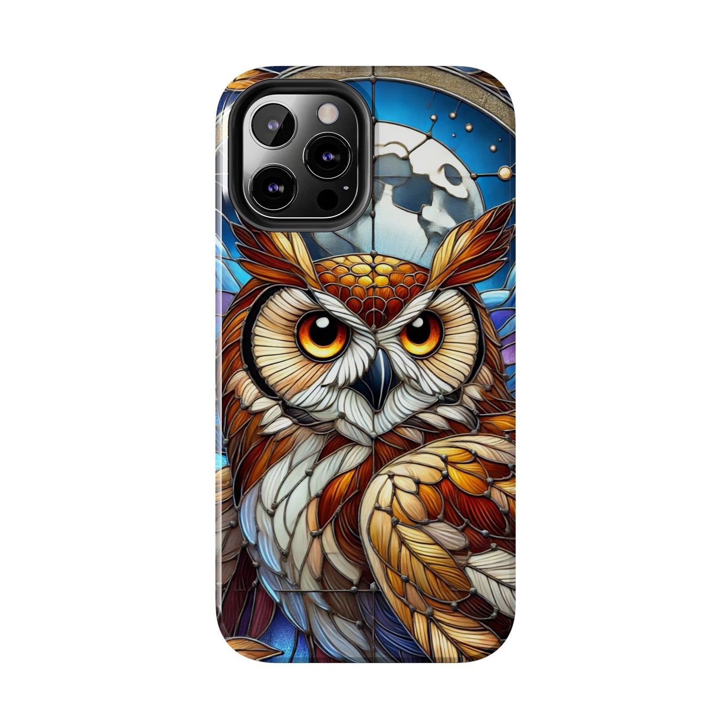 IPhone Case - Owl Stained Glass Design - Durable Protection