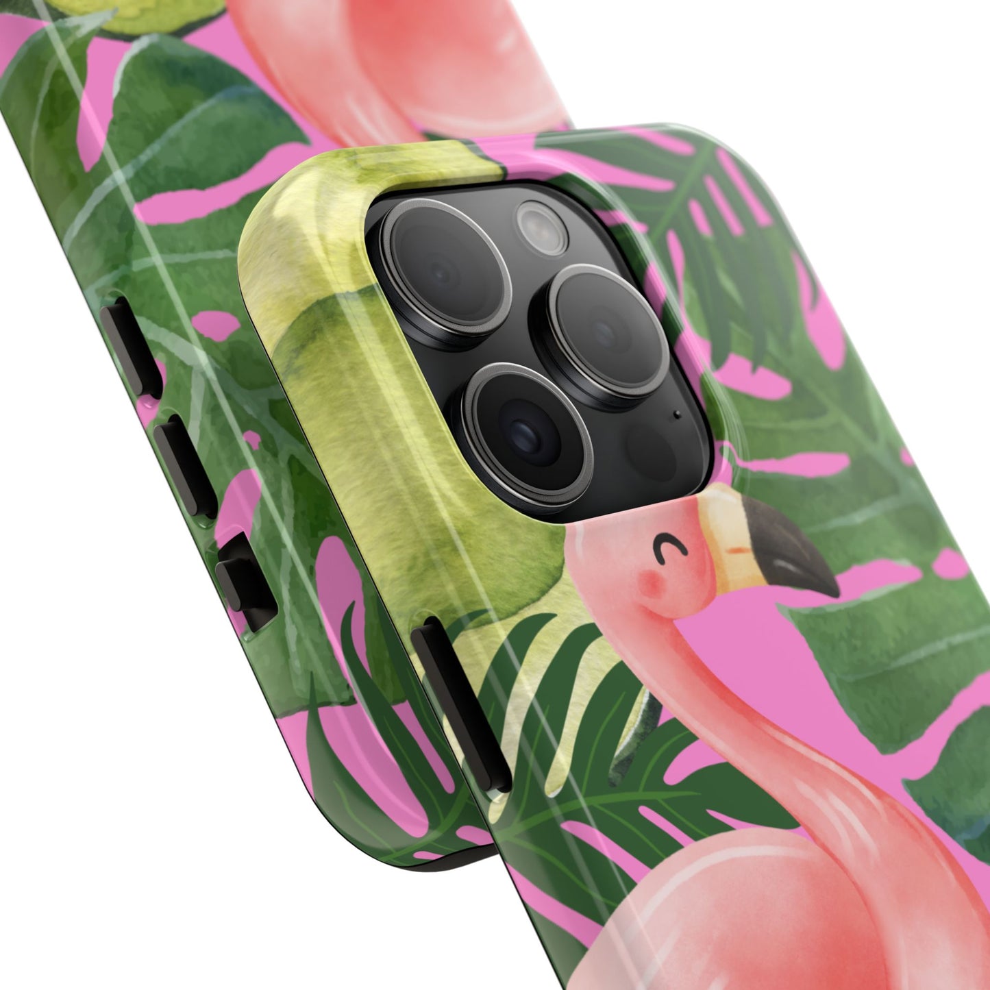 Tropical Flamingo, Cute, Summer Vibes Tough Phone Case