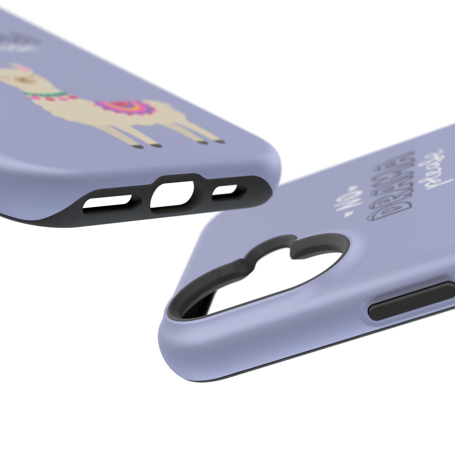 Cute Llama - No Drama MAGNETIC Tough Phone Case