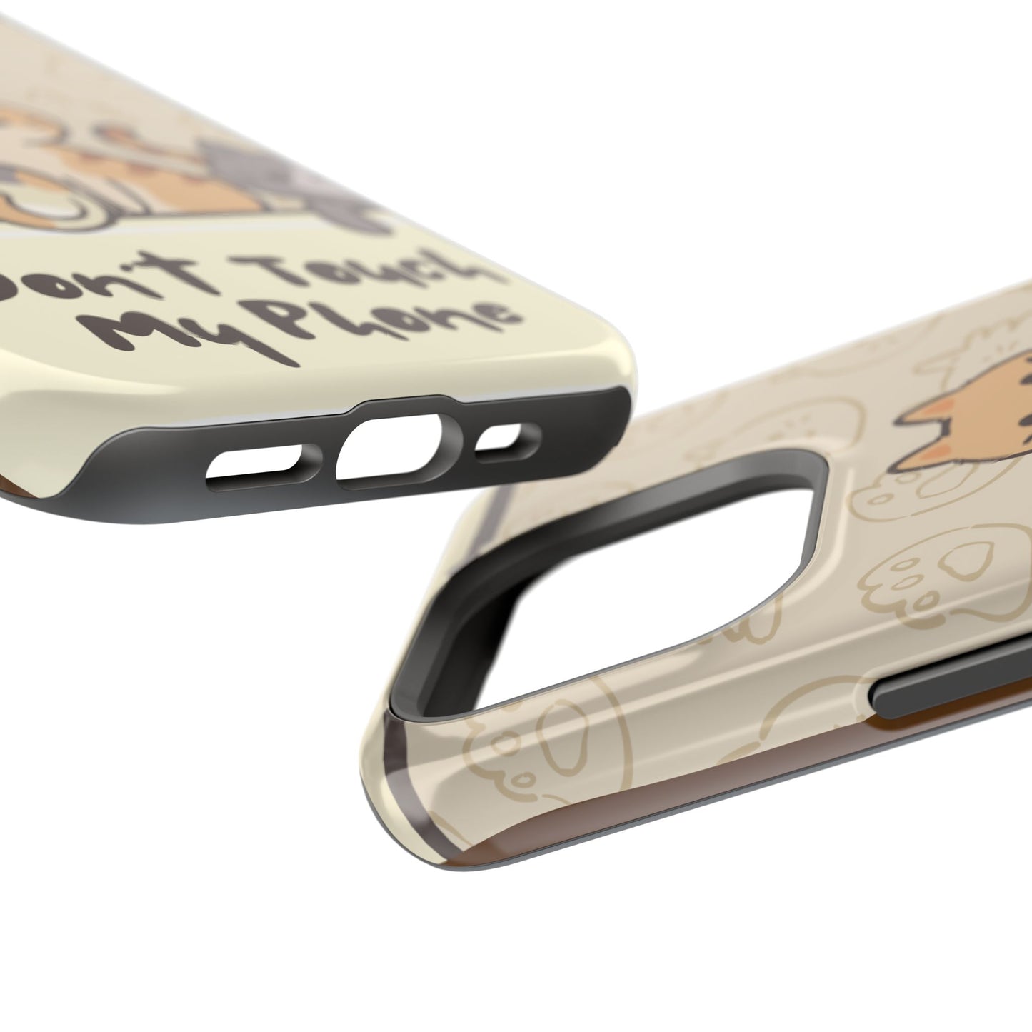 Cute Cat Tough MAGNETIC Phone Case - Don’t Touch My Phone!