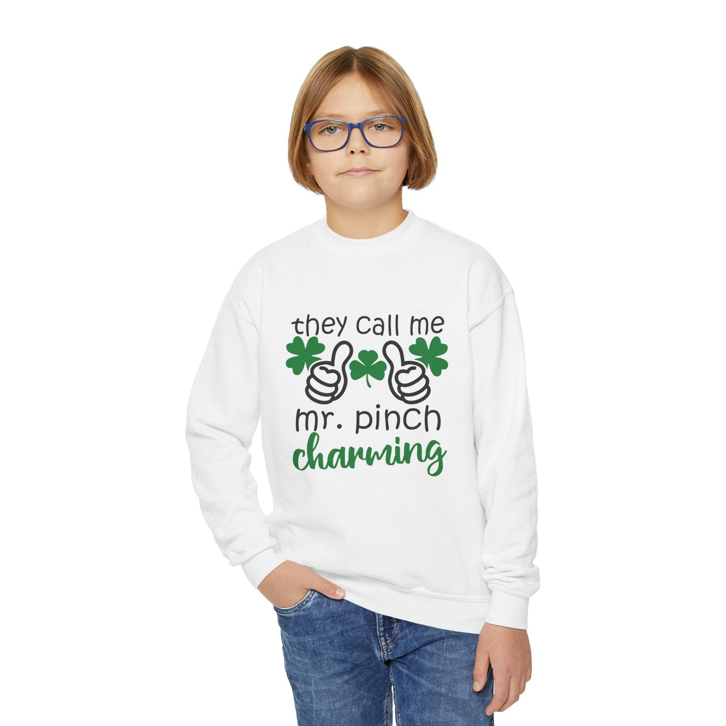 Mr Pinch Charming Youth Sweatshirt - Youth Crewneck