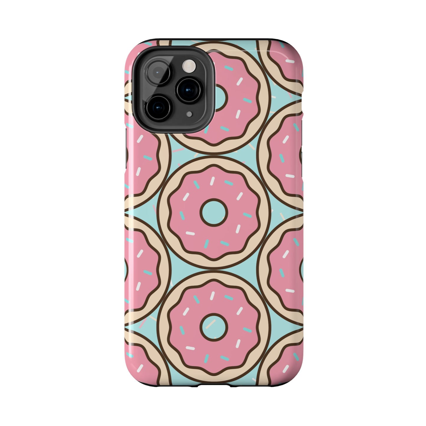 Cute Donut Pattern Tough Phone Case