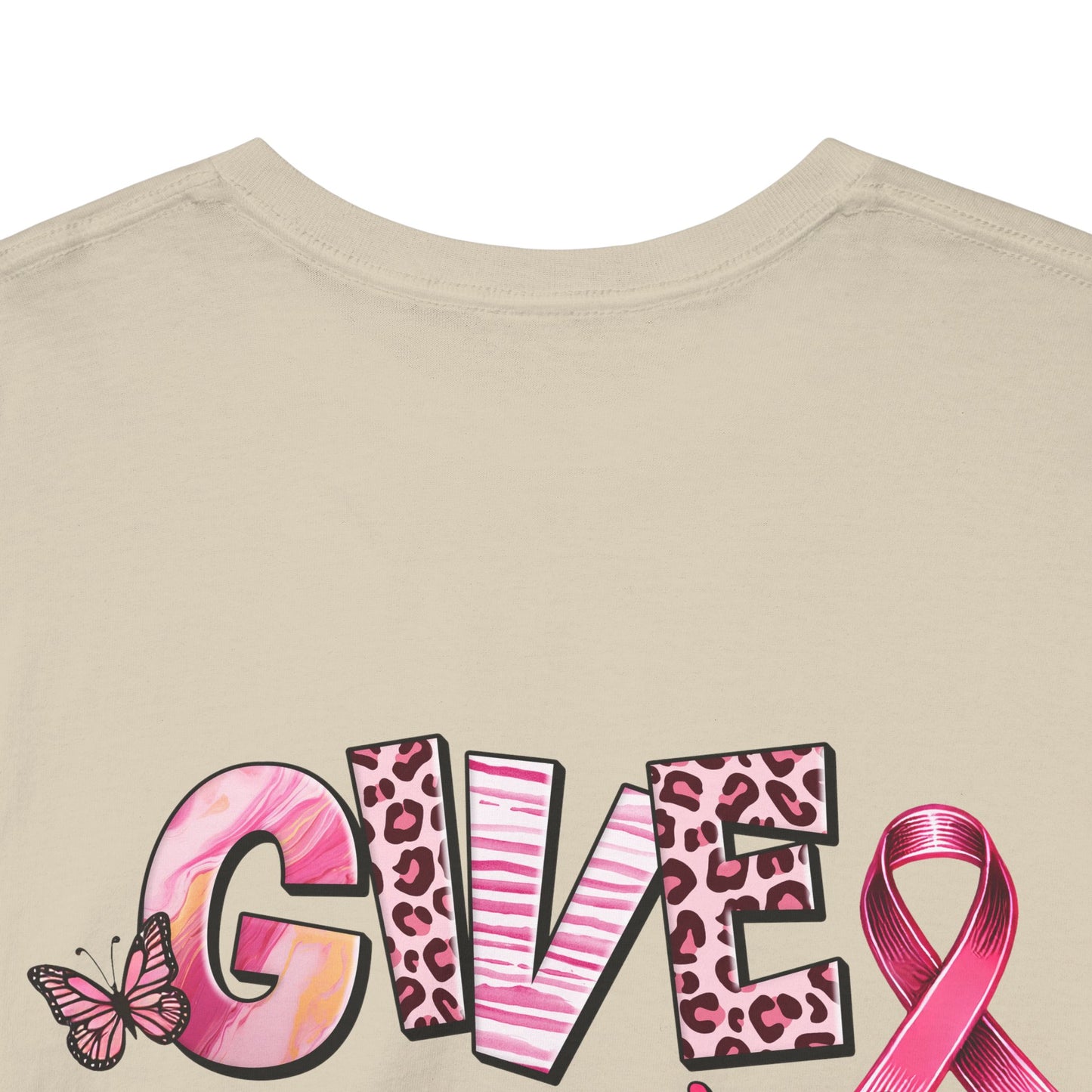 Breast Cancer Awareness Tee - "Give Cancer the Boot" Unisex Cotton Shirt