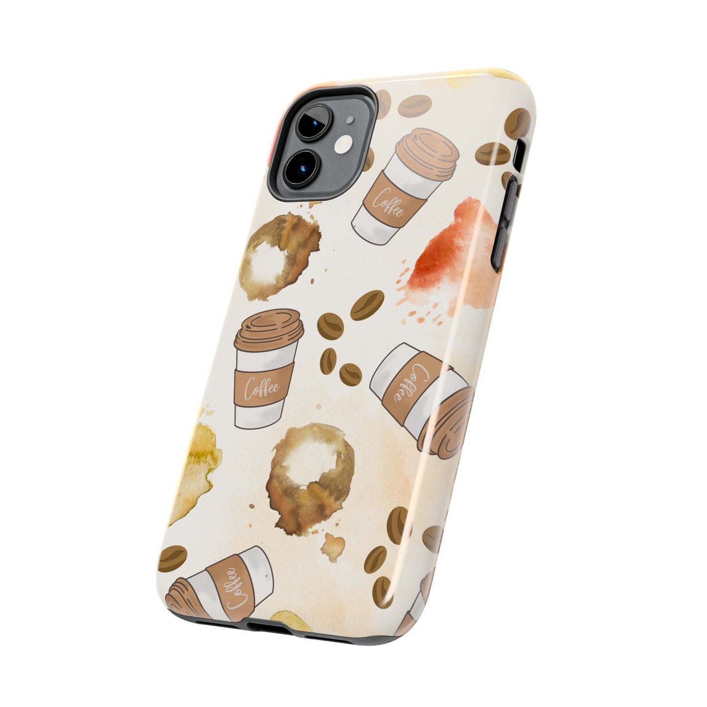 Cute, Trendy, Coffee Lover, Barista Tough Phone Cases for Iphone