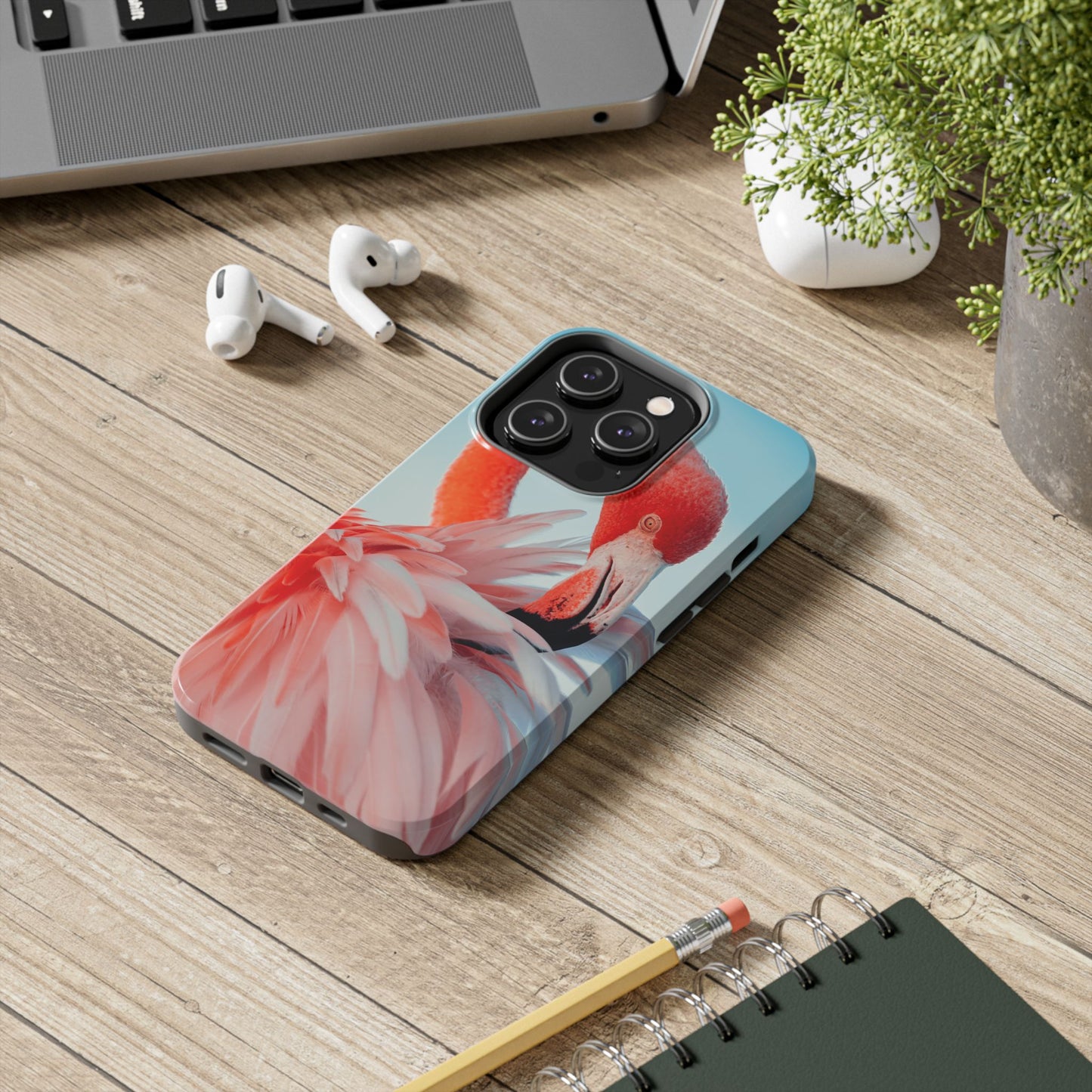 Vibrant Flamingo, Tropical Phone Case