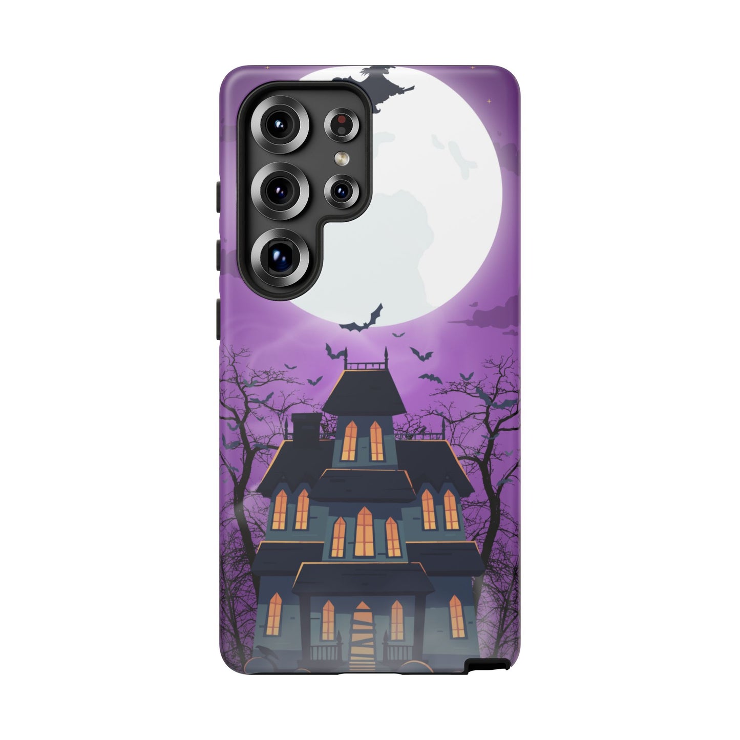 Halloween Haunted, Spooky House, Witchy Vibe Phone Case for Samsung