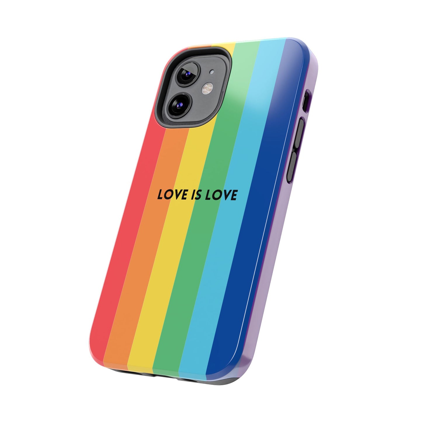 LOVE IS LOVE Colorful Love, Pride Tough Phone Case