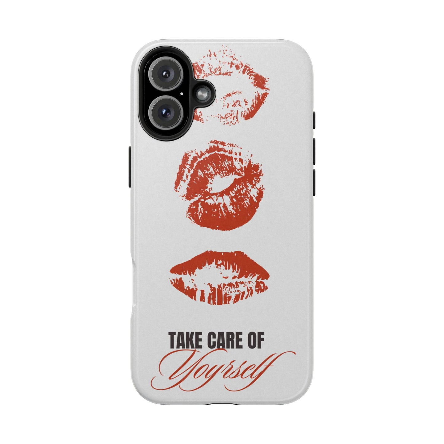 Kiss Print, Chic. Tough Phone Case