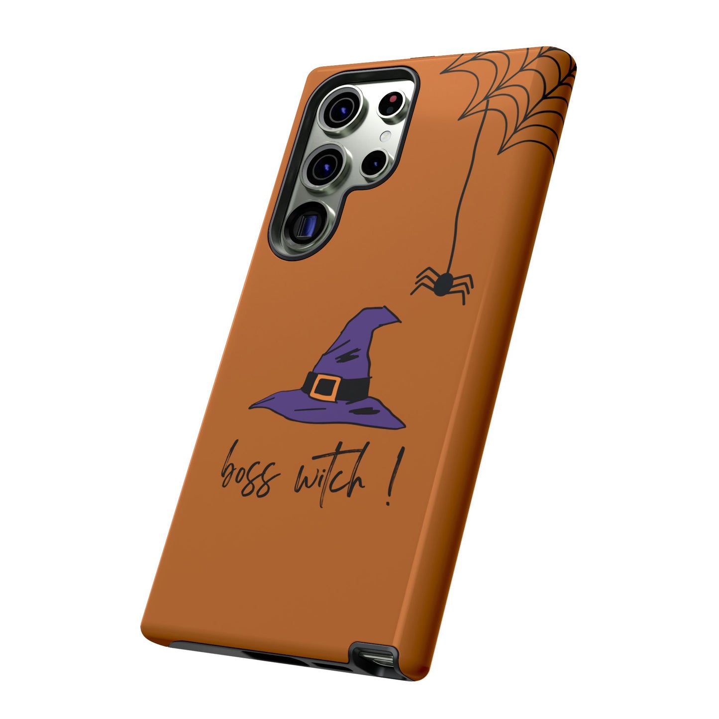 Halloween Phone Case, Boss Witch Phone Cover, Spooky Witch Design, Phone Accessory, Gift for Her, Autumn Decor, Witchy Aesthetic