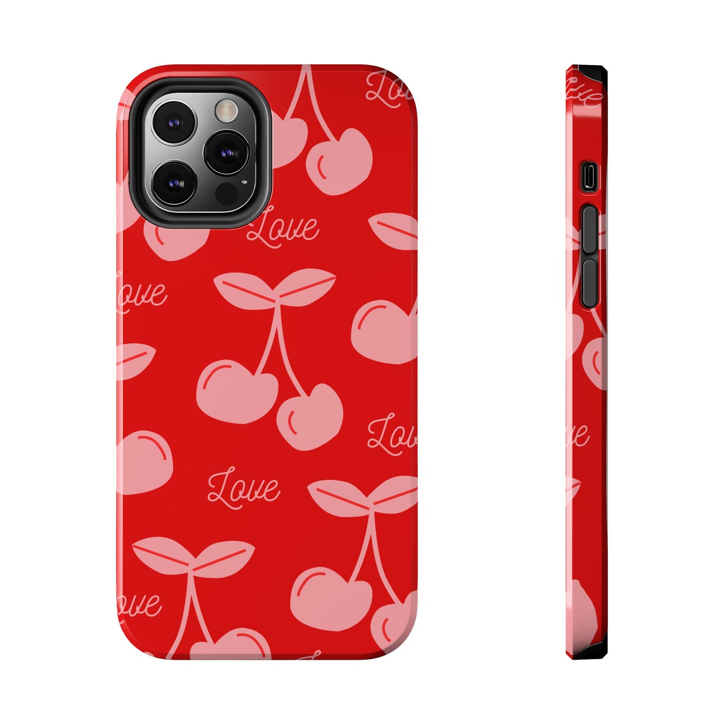Cute Cherry Love Tough Phone Cases