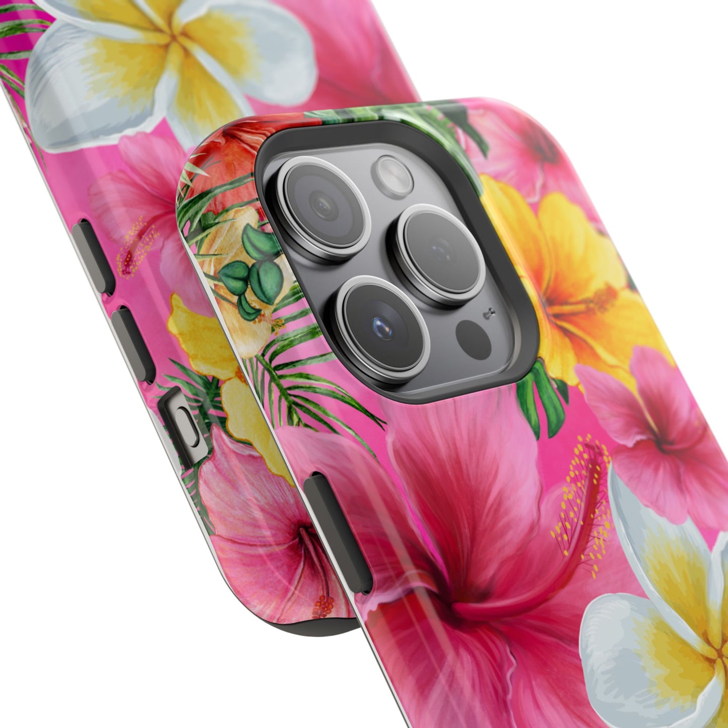 Tropical Floral MAGNETIC Phone Case - Tough, Durable, Chic Protection, Summer Vibes, Gift for Her