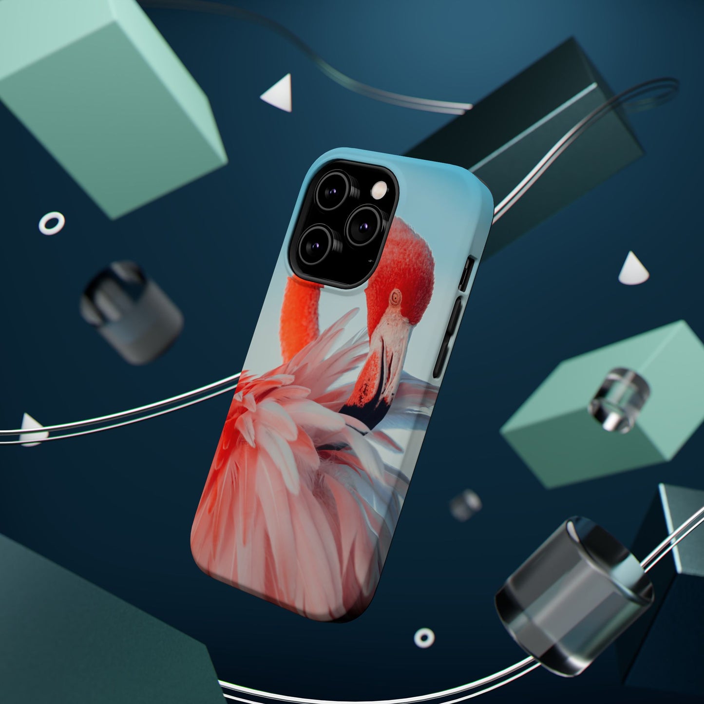 Vibrant Flamingo, Tropical MAGNETIC Phone Case