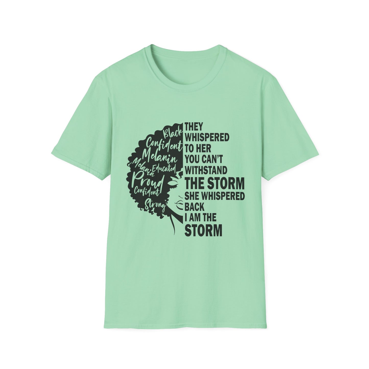 Empowered Black Woman T-Shirt - Inspirational Graphic Tee