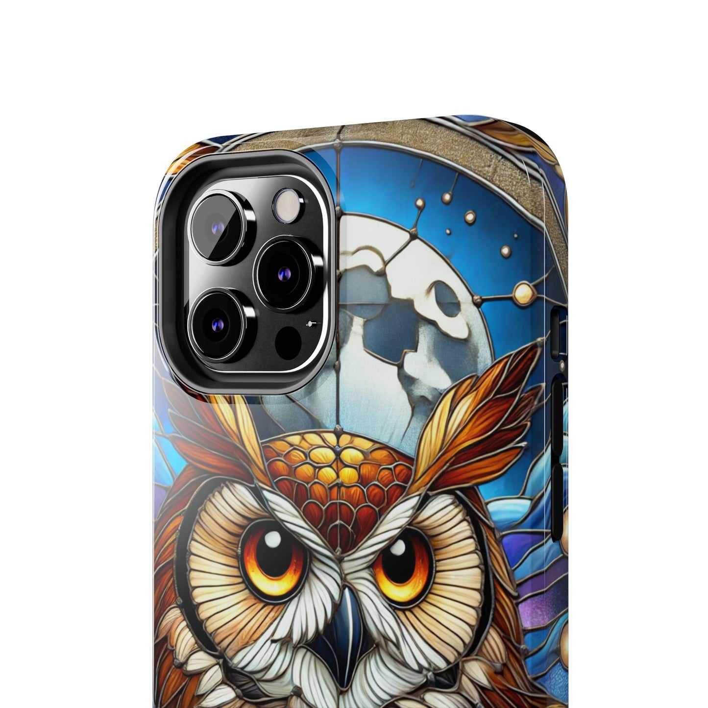 IPhone Case - Owl Stained Glass Design - Durable Protection