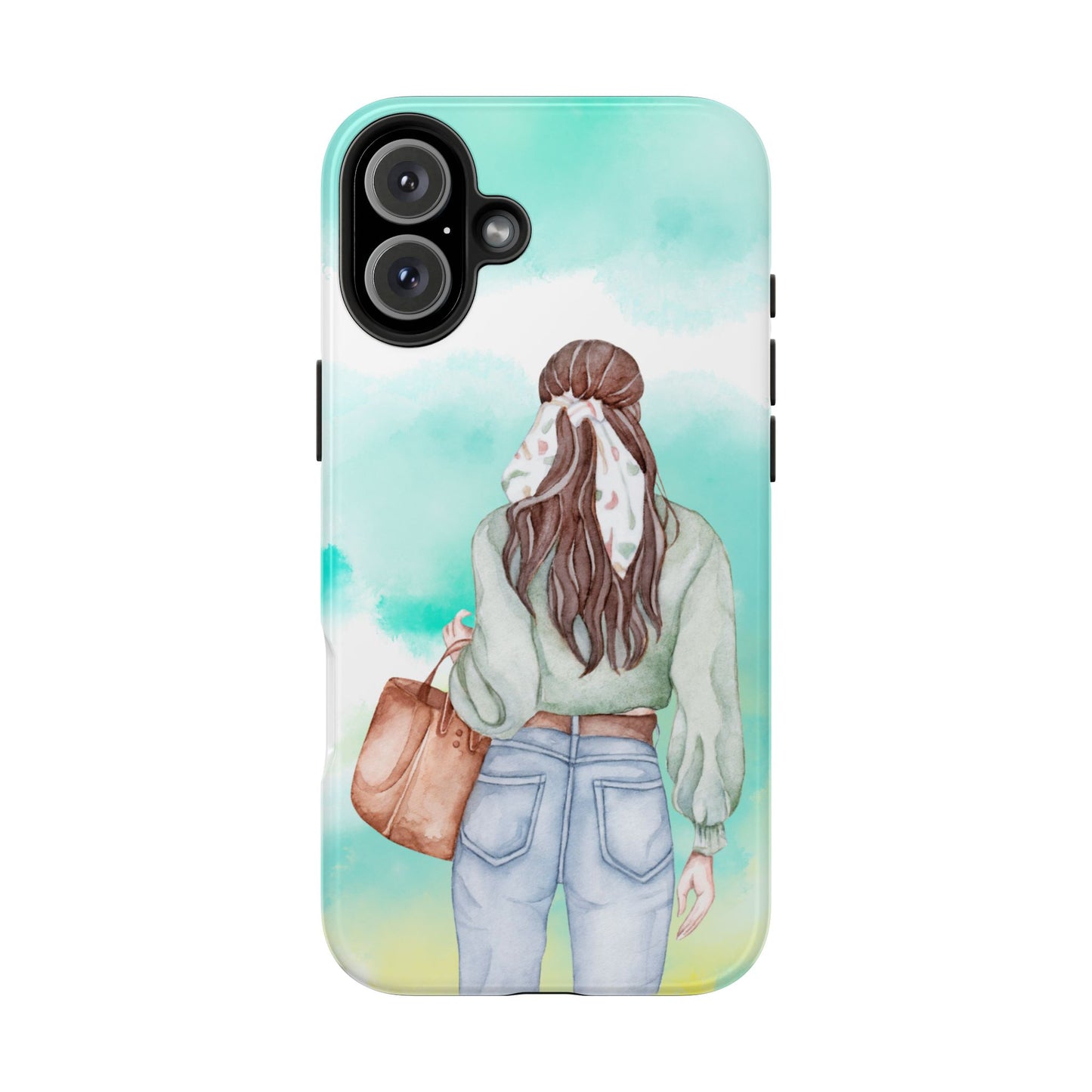 Whimsical Woman Tough Phone Case