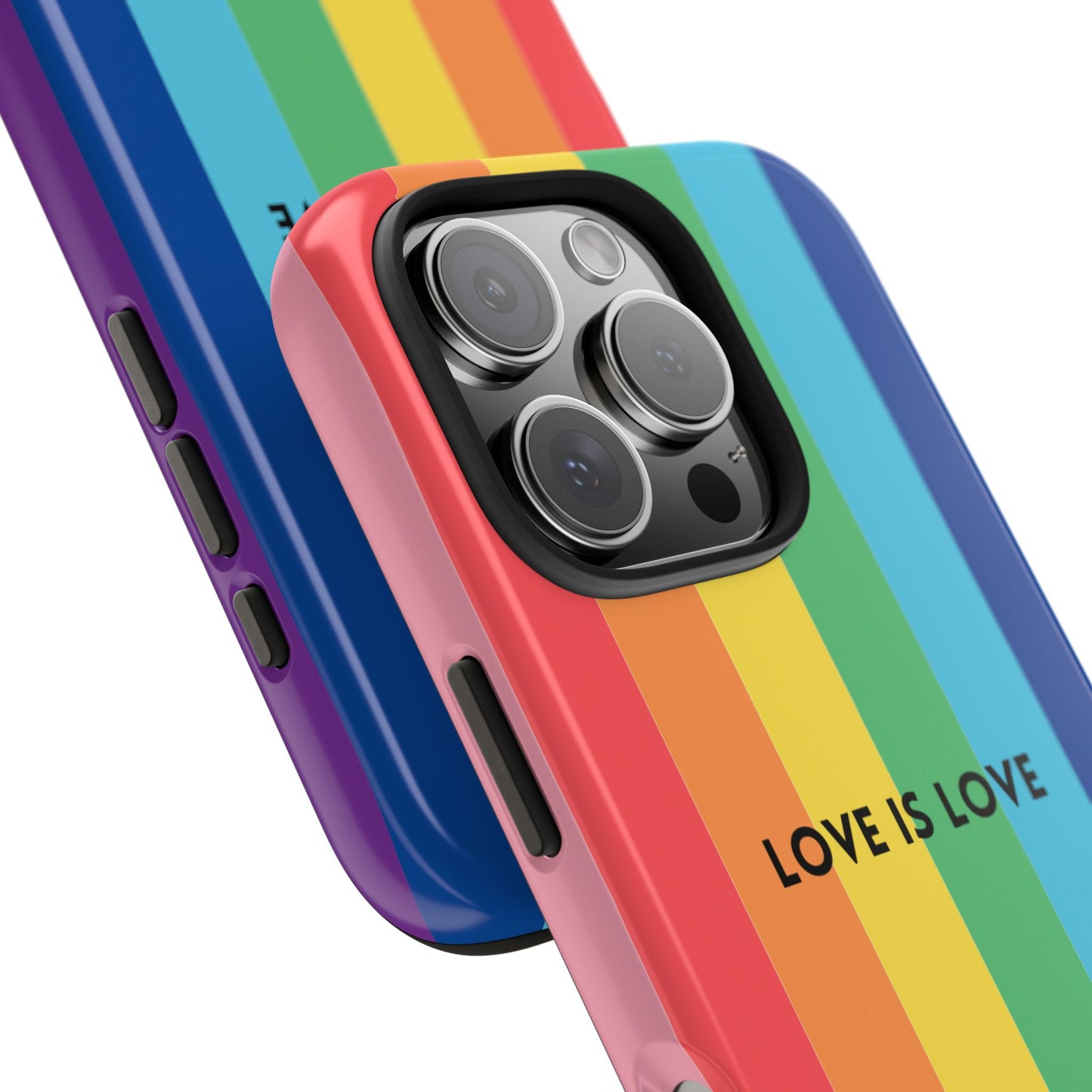 LOVE IS LOVE Colorful Love, Pride Tough Phone Case