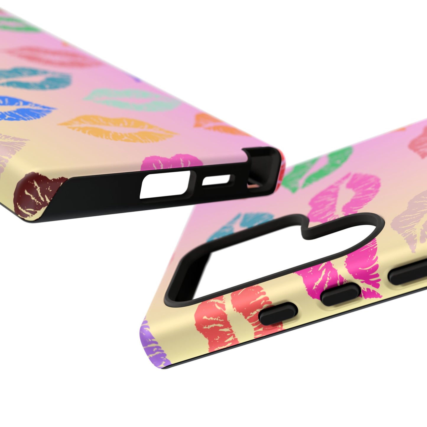 Kiss Print Tough Phone Cases Cute, Durable for Samsung