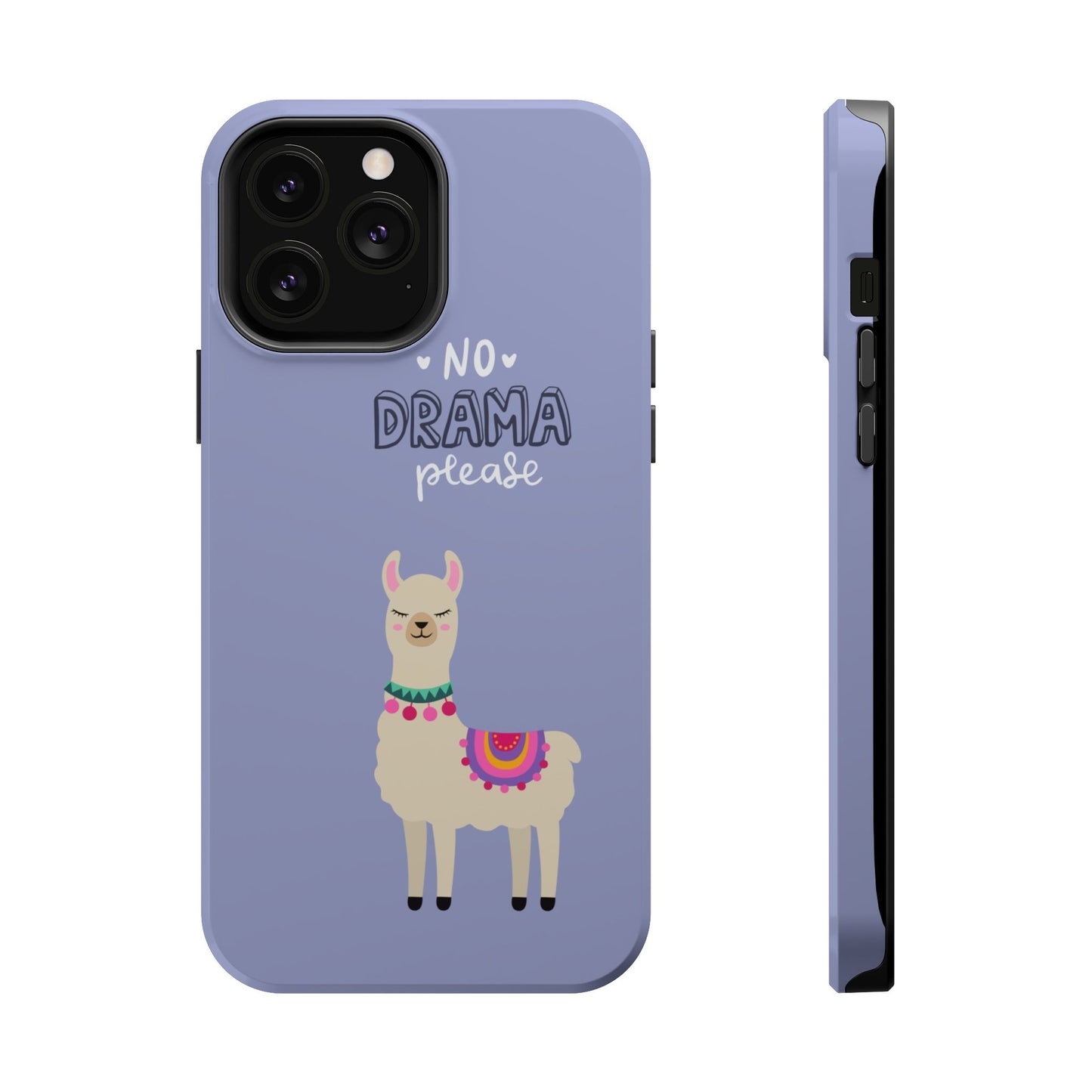 Cute Llama - No Drama MAGNETIC Tough Phone Case