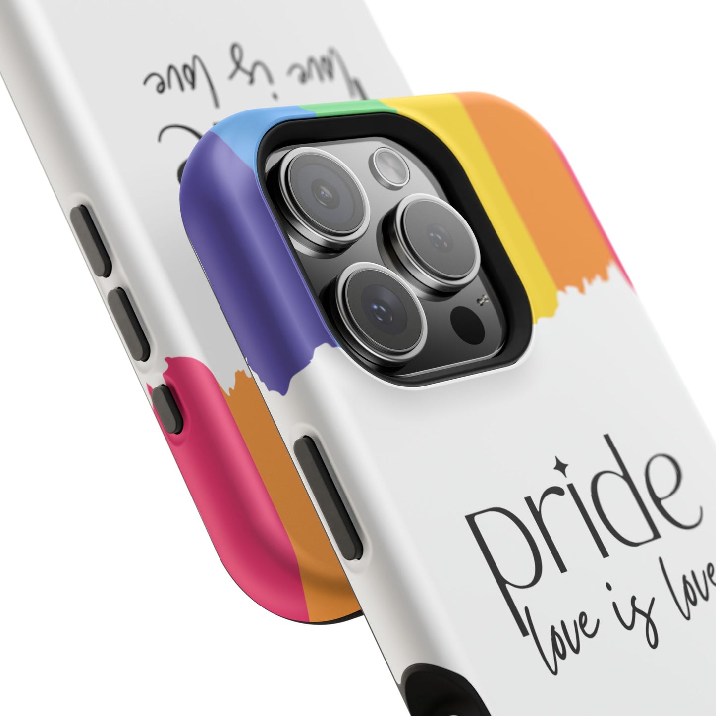 Pride - Love is Love, LGBTQ+, Rainbow Tough Phone Case
