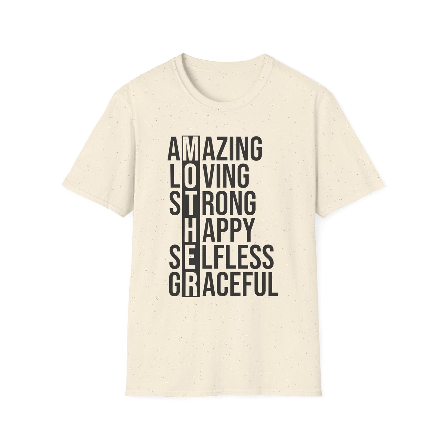 Affirmation T-Shirt - Inspirational Amazing Loving Strong Happy Selfless Graceful-MOTHER