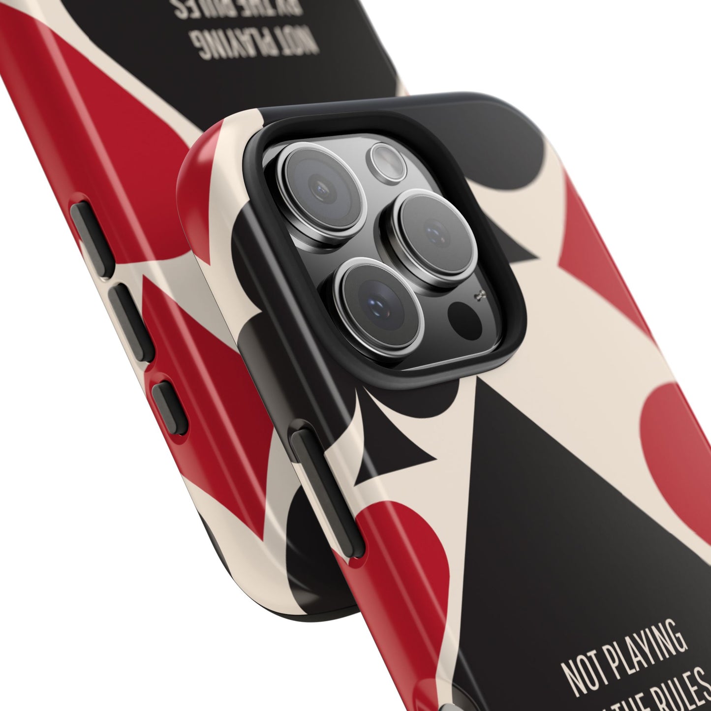 Bold Playing Card Tough Phone Case - Not Playing by the Rules