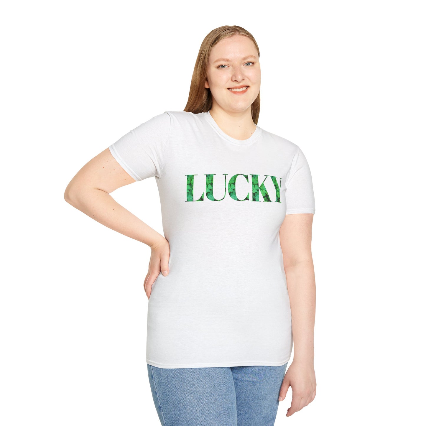Lucky Green-Clover Unisex T-Shirt - Perfect for St. Patrick's Day & Everyday Wear