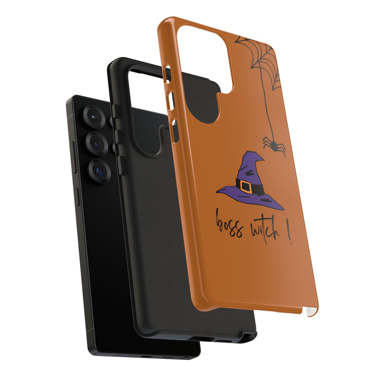 Halloween Phone Case, Boss Witch Phone Cover, Spooky Witch Design, Phone Accessory, Gift for Her, Autumn Decor, Witchy Aesthetic
