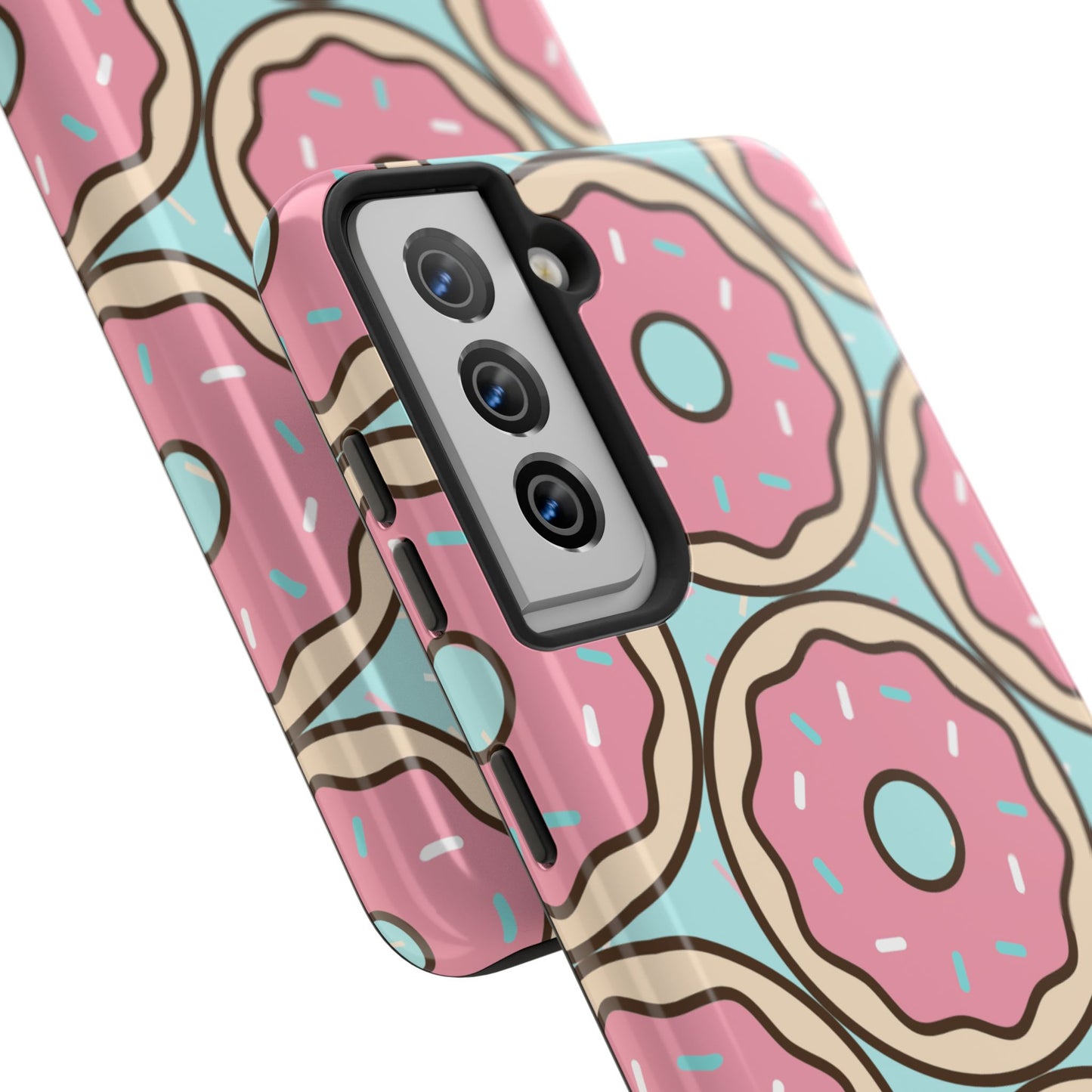 Cute Donut Pattern Tough Phone Case