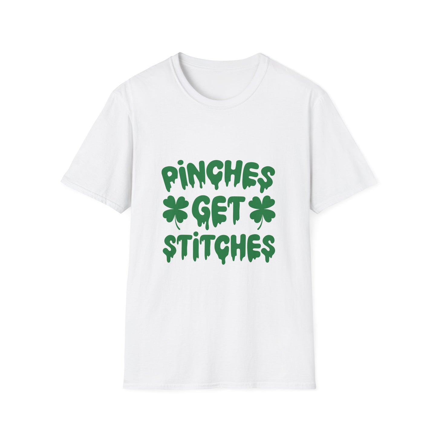 St Patrick's Day Unisex T-Shirt - 'Pinches Get Stitches' Tee