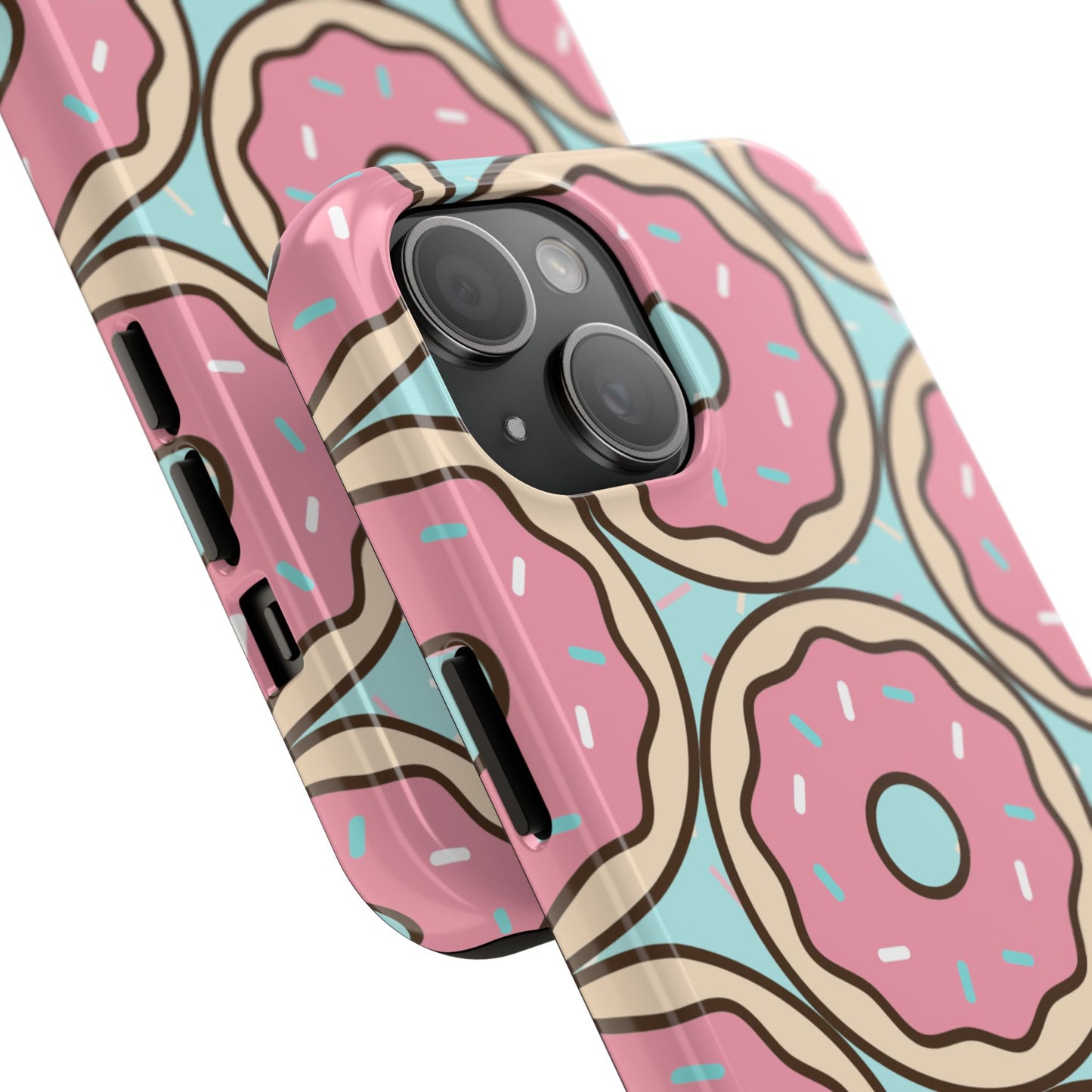 Cute Donut Pattern Tough Phone Case