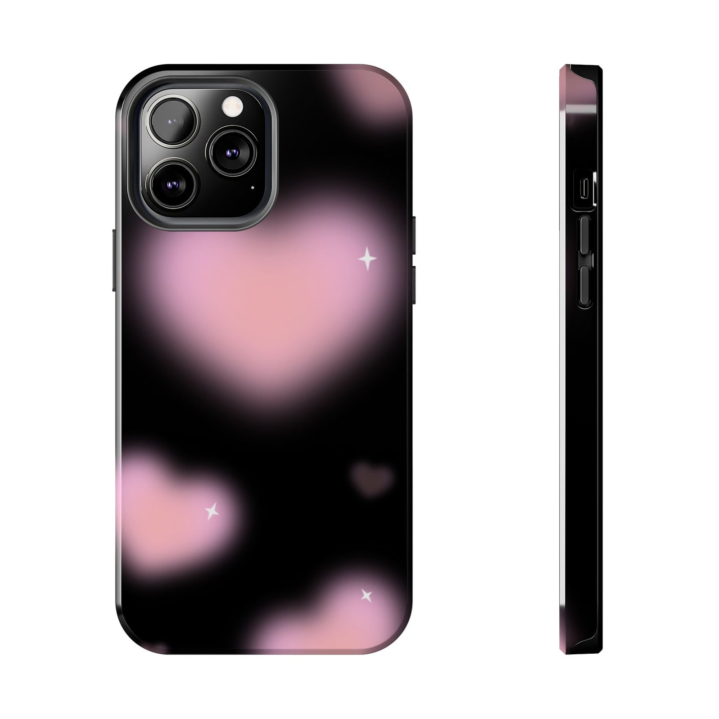 Romantic Pink Heart Pattern Phone Case
