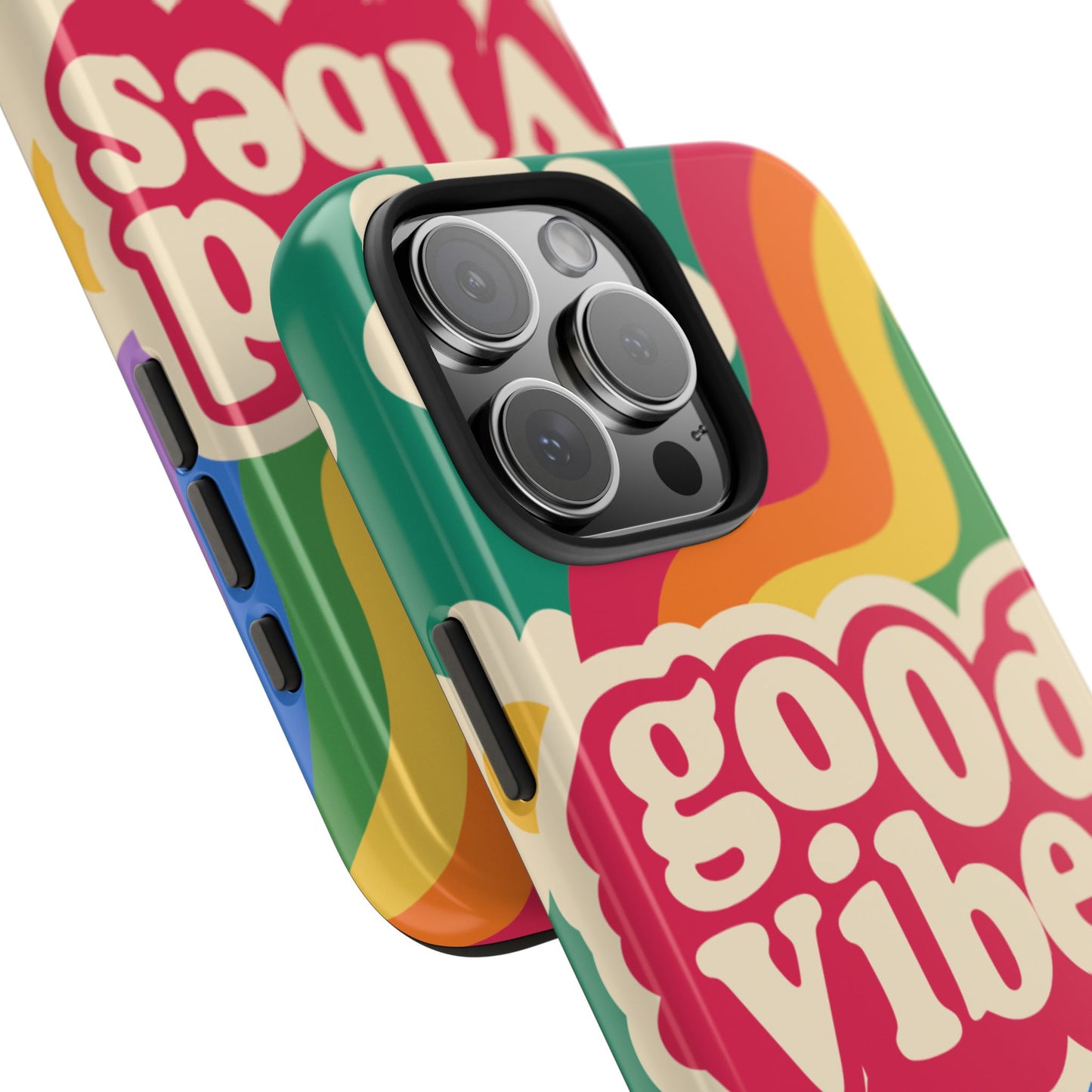 Good Vibes Tough Phone Cases, Colorful, Cheerful Phone Protection, Gifts for Friends