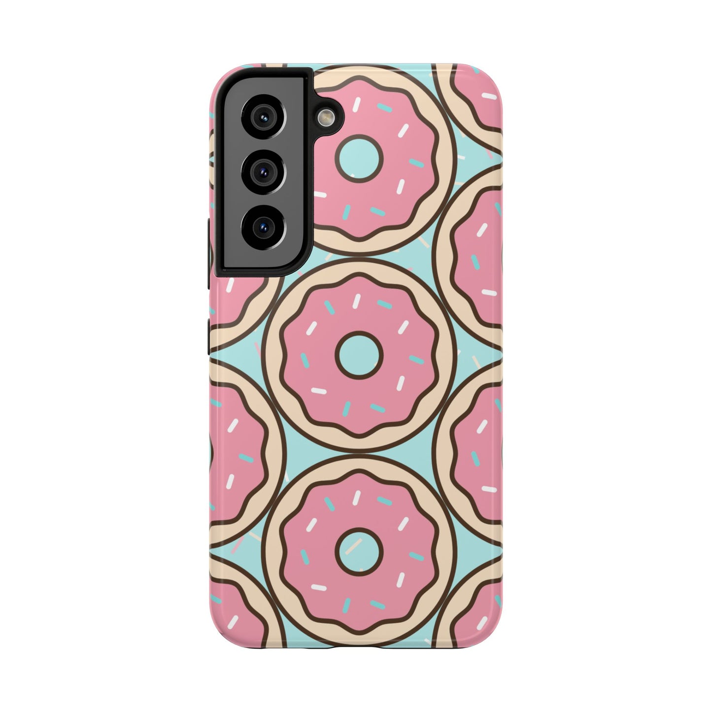 Cute Donut Pattern Tough Phone Case