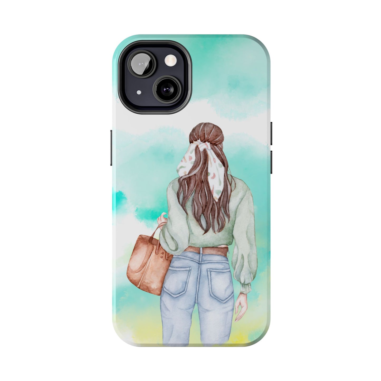 Whimsical Woman Tough Phone Case