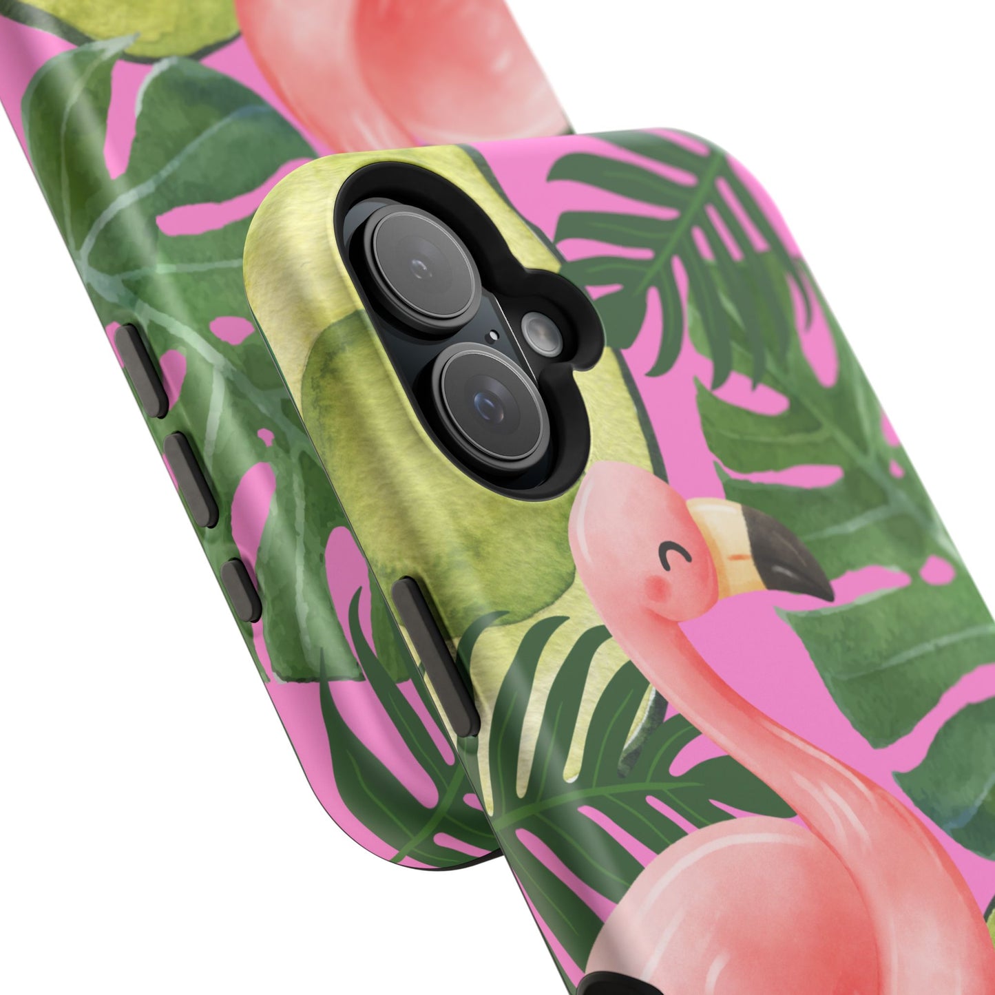 Tropical Flamingo, Cute, Summer Vibes MAGNETIC Tough Phone Case