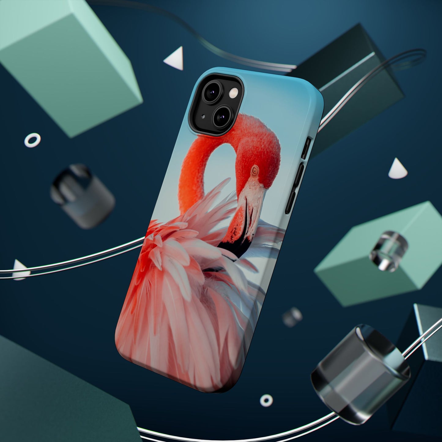 Vibrant Flamingo, Tropical MAGNETIC Phone Case