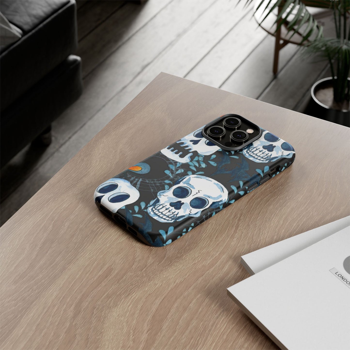 Halloween, Skull, Gothic Phone Case for Iphone - FREE Shipping