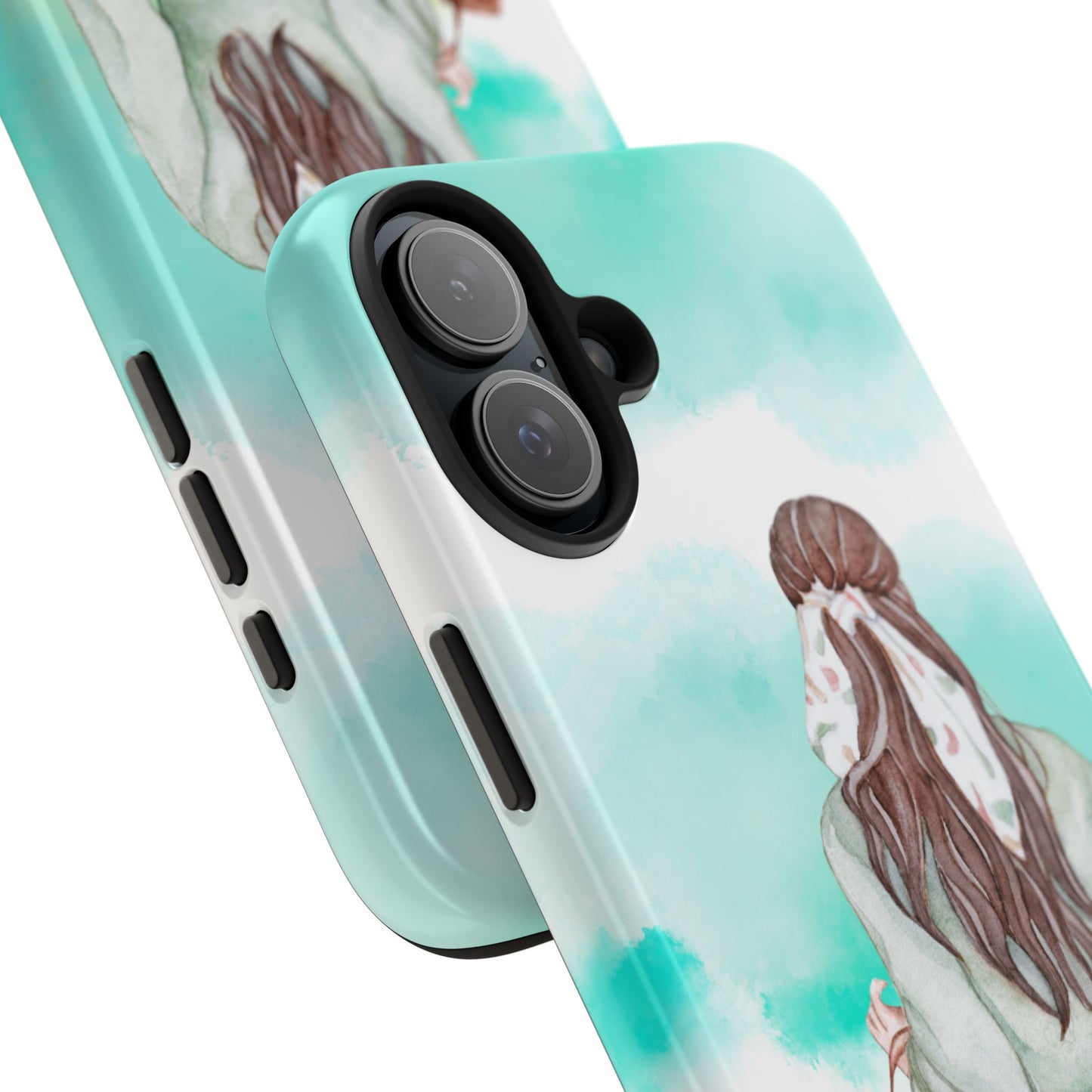 Whimsical Woman Tough Phone Case