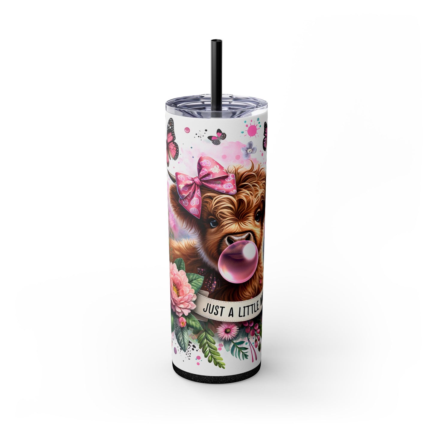 Cow Tumbler with Straw - 20oz – A LITTLE MOODY - Perfect Gift