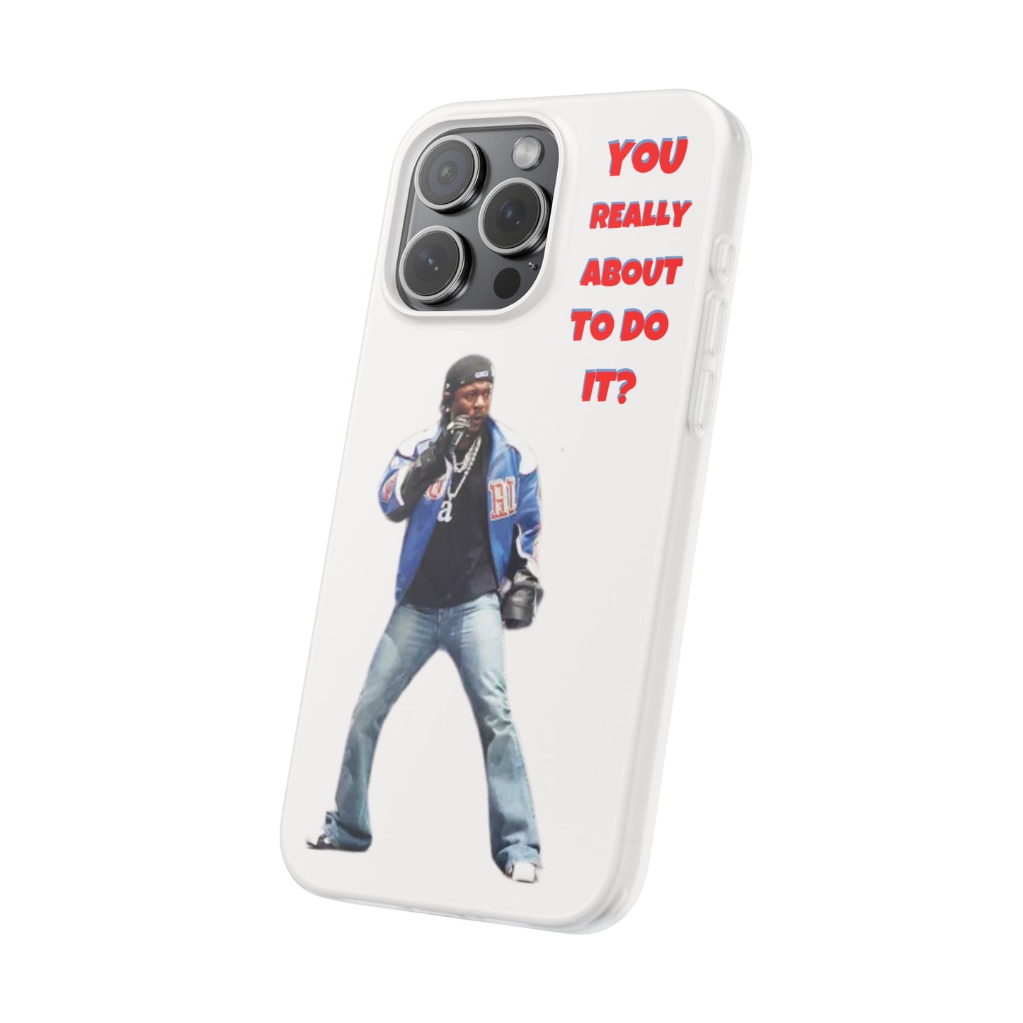 kendrick Lamar Cool Quote Flexi Phone Case - "You Really About To Do It?"