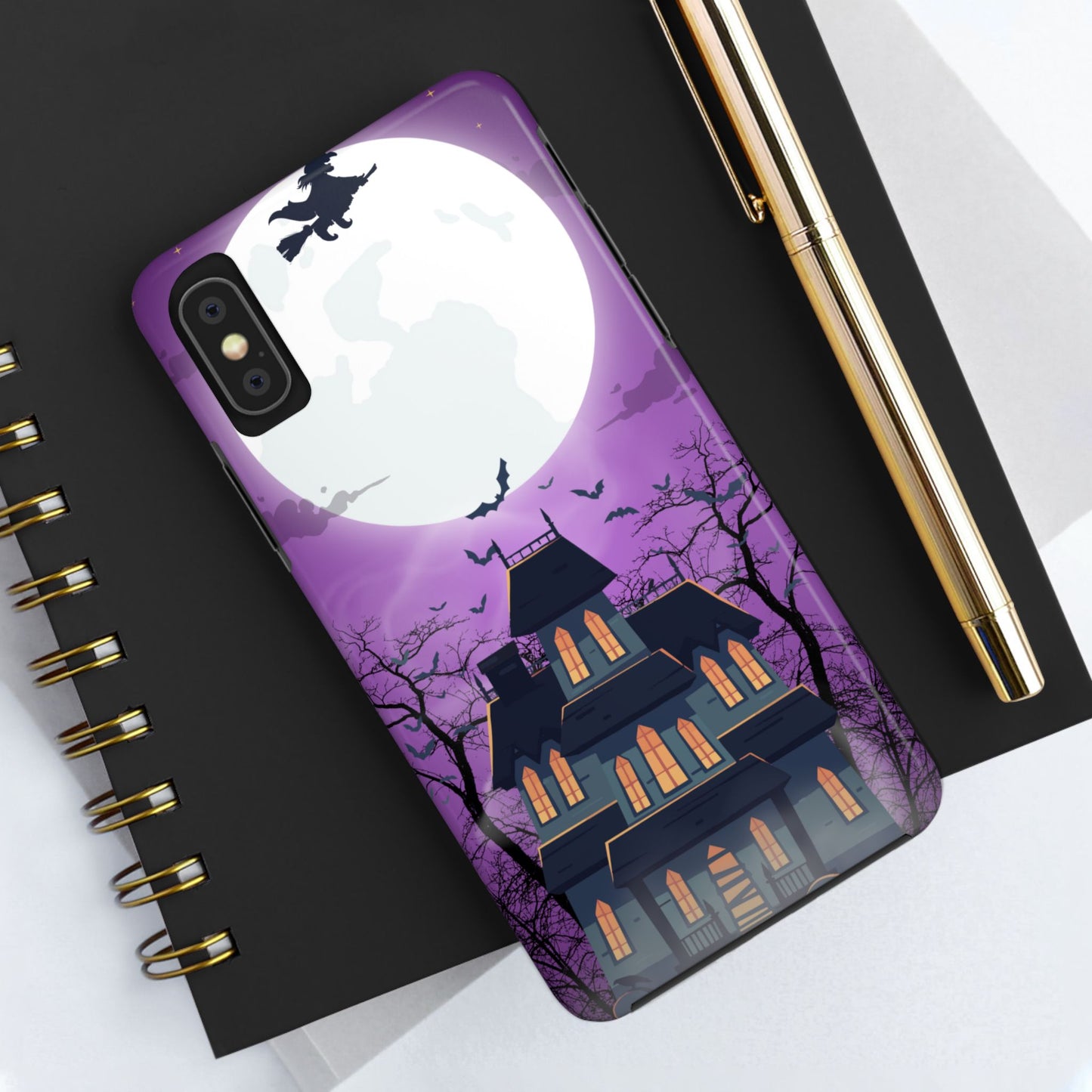 Halloween Haunted, Spooky House, Witchy Vibe Phone Case for Iphone
