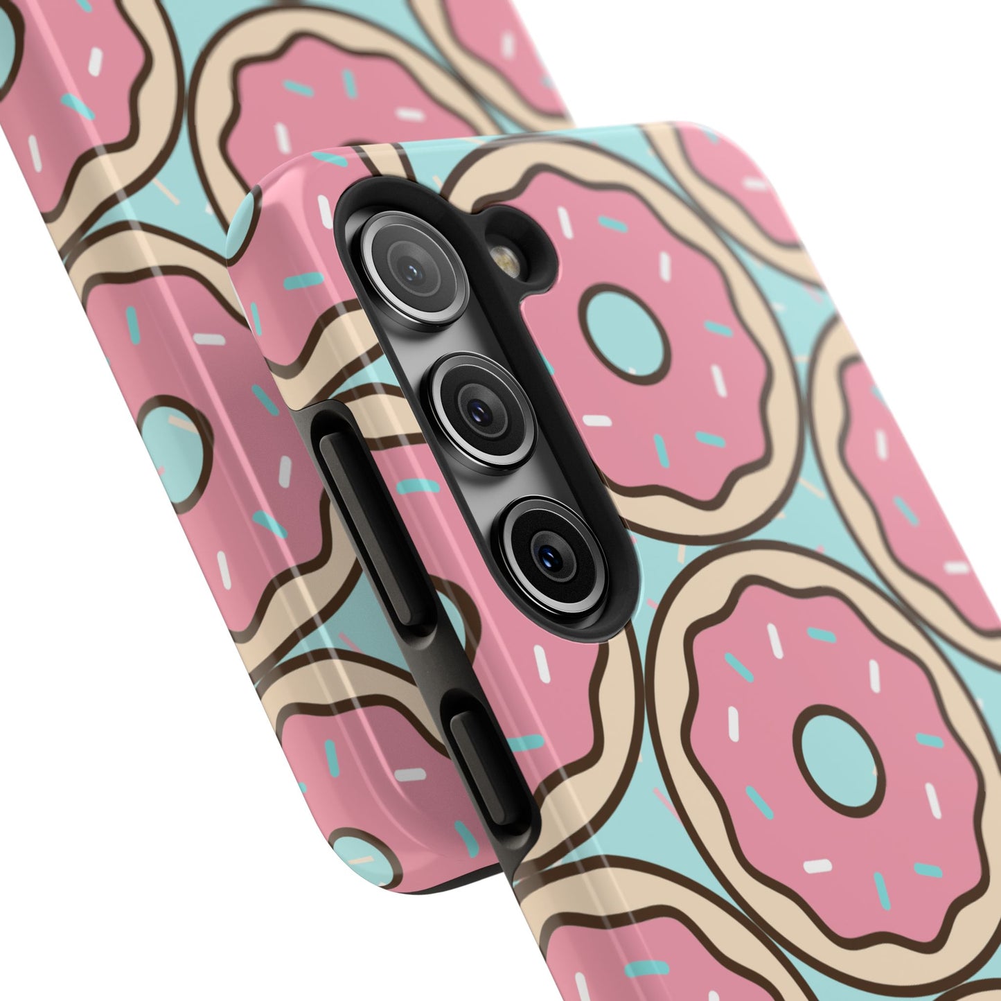 Cute Donut Pattern Tough Phone Case