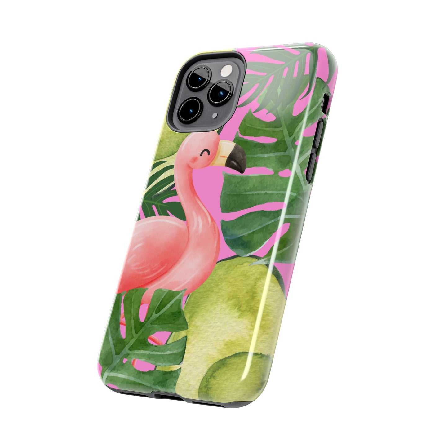 Tropical Flamingo, Cute, Summer Vibes Tough Phone Case