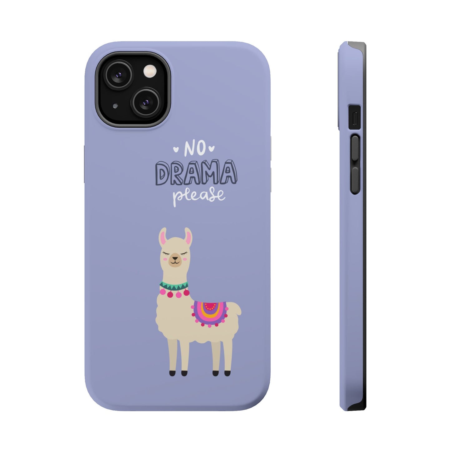 Cute Llama - No Drama MAGNETIC Tough Phone Case