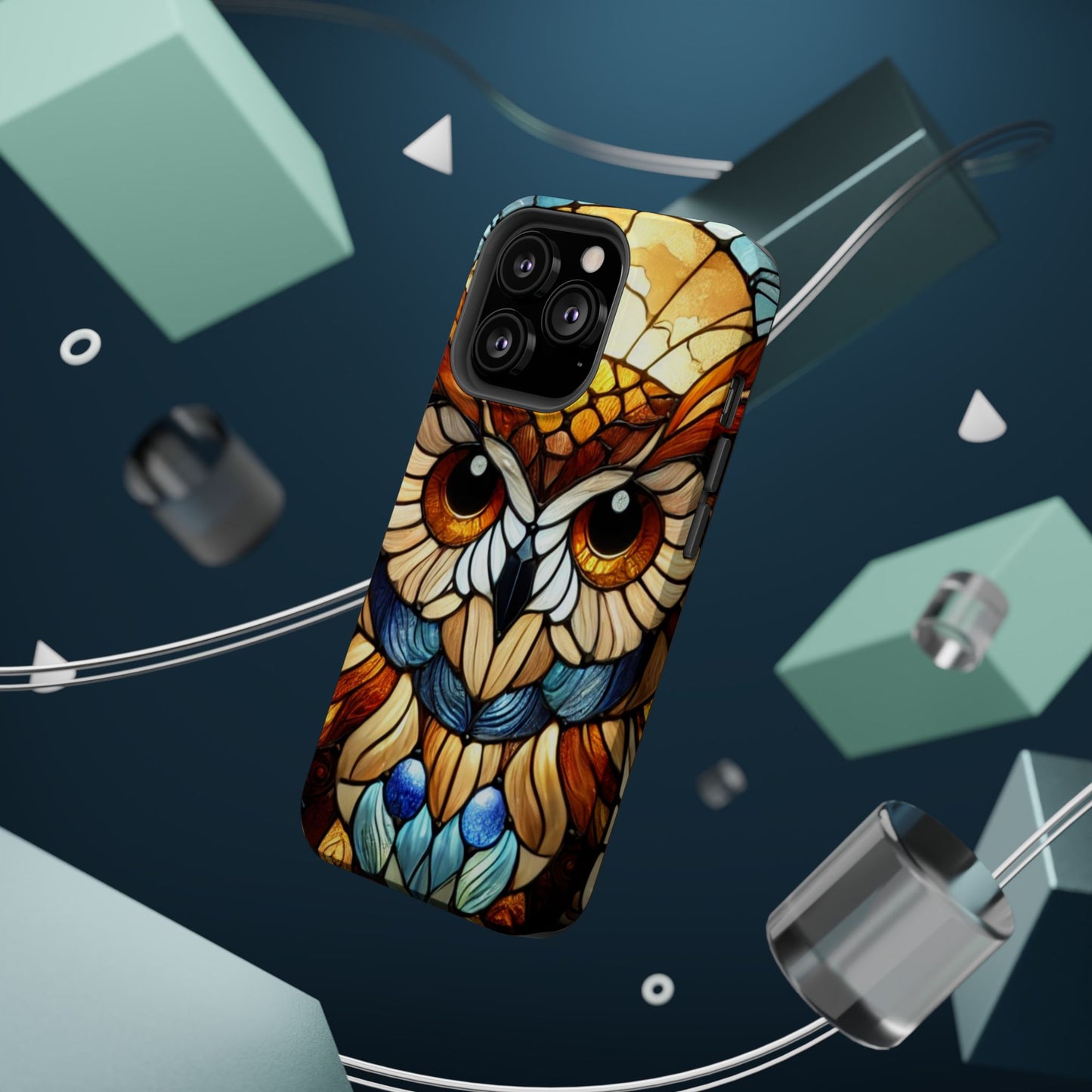 Bohemian Owl MAGNETIC Phone Case for Owl Lovers- Perfect Gift for Iphone