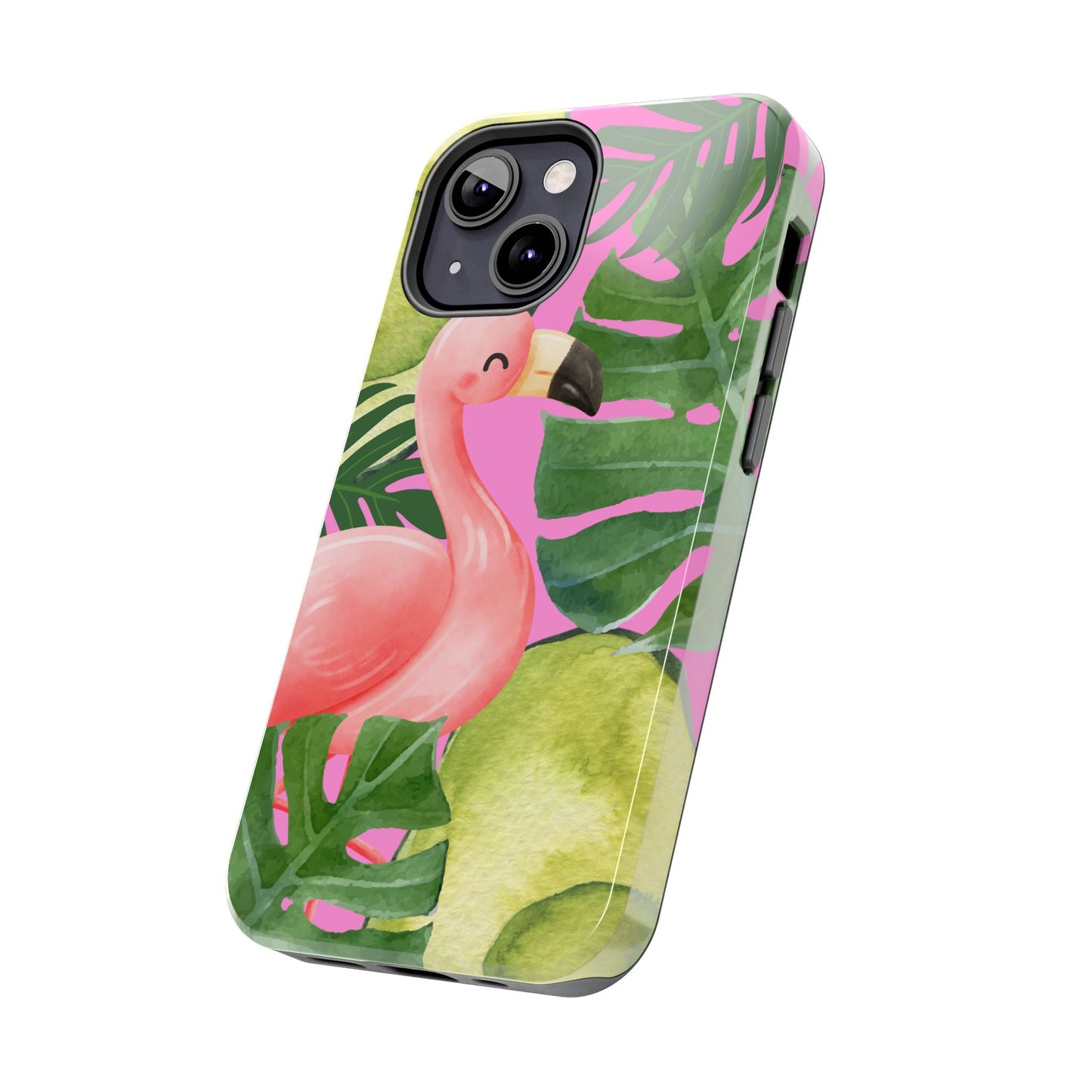 Tropical Flamingo, Cute, Summer Vibes Tough Phone Case