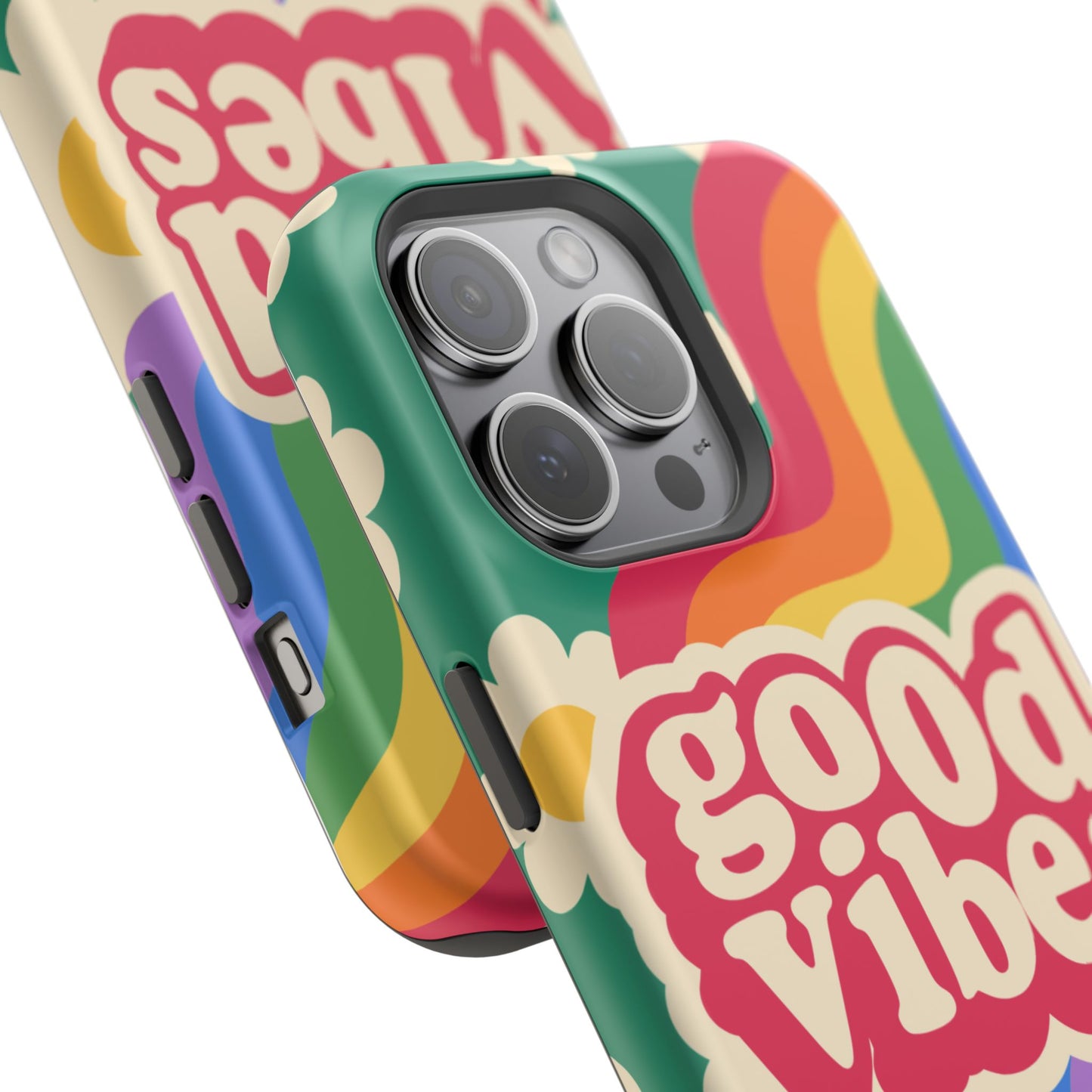 Good Vibes MAGNETIC Tough Phone Cases, Colorful, Cheerful Phone Protection, Gifts for Friends