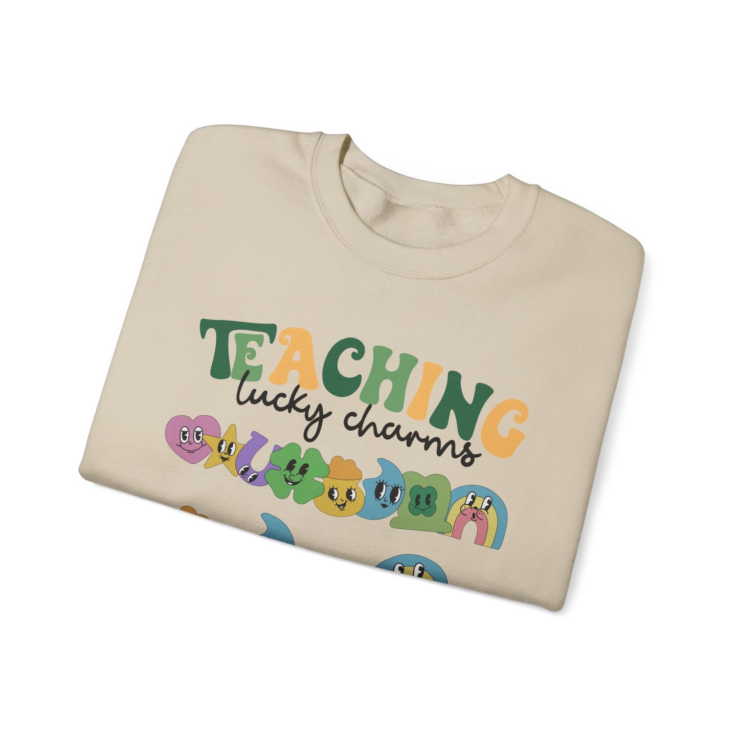 Teaching Lucky Charms Crewneck Sweatshirt for Educators